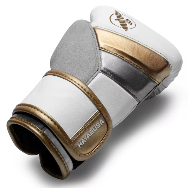 Hayabusa T3 Kids Boxing Gloves White Gold buy