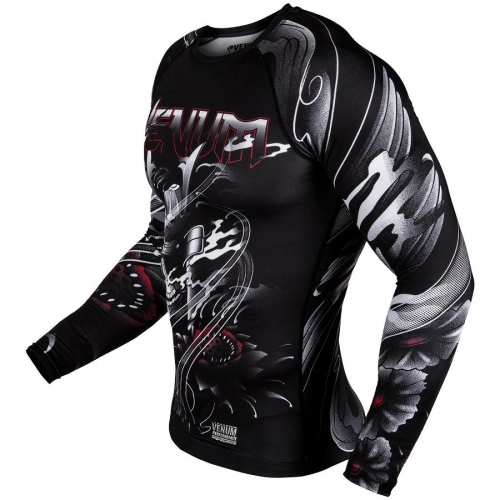 Venum Samurai Skull Rashguard Long Sleeves Black buy