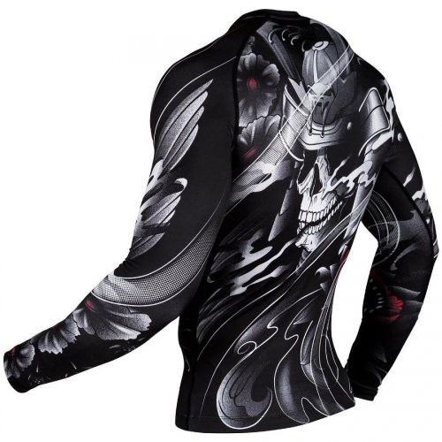 Venum Samurai Skull Rashguard Long Sleeves Black price