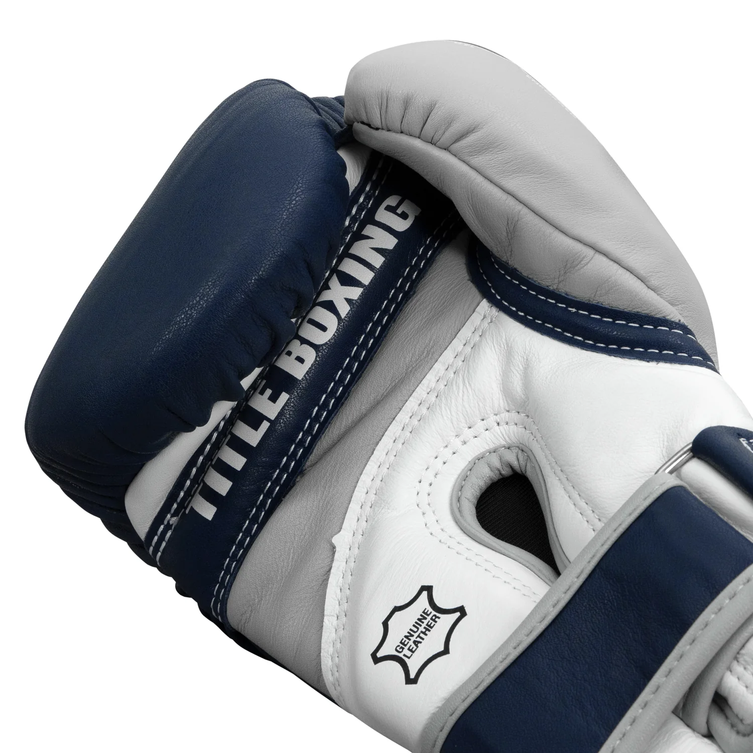 Снарядные перчатки Title Boxing Gel World V2T Bag Gloves Navy Grey White цена