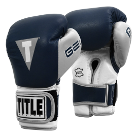 Снарядні рукавиці Title Boxing Gel World V2T Bag Gloves Navy Grey White, Фото № 2