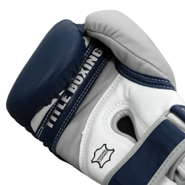 Снарядні рукавиці Title Boxing Gel World V2T Bag Gloves Navy Grey White, Фото № 3
