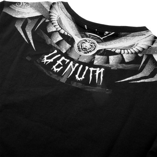 Childrens T-shirt Venum Gladiator T-shirt Black White original