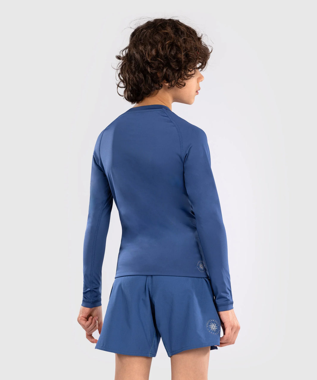 Детский рашгард Venum Contender Kids Rashguards Long Sleeves - Royal Blue где купить