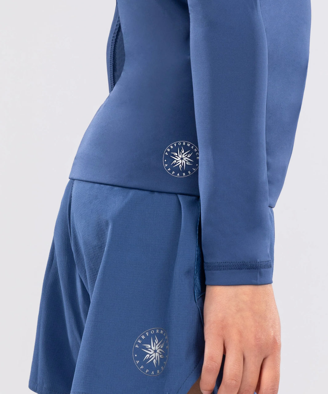 Детский рашгард Venum Contender Kids Rashguards Long Sleeves - Royal Blue стоимость