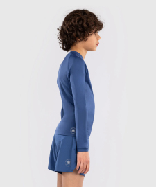 Venum Contender Kids Rashguards Long Sleeves - Royal Blue size