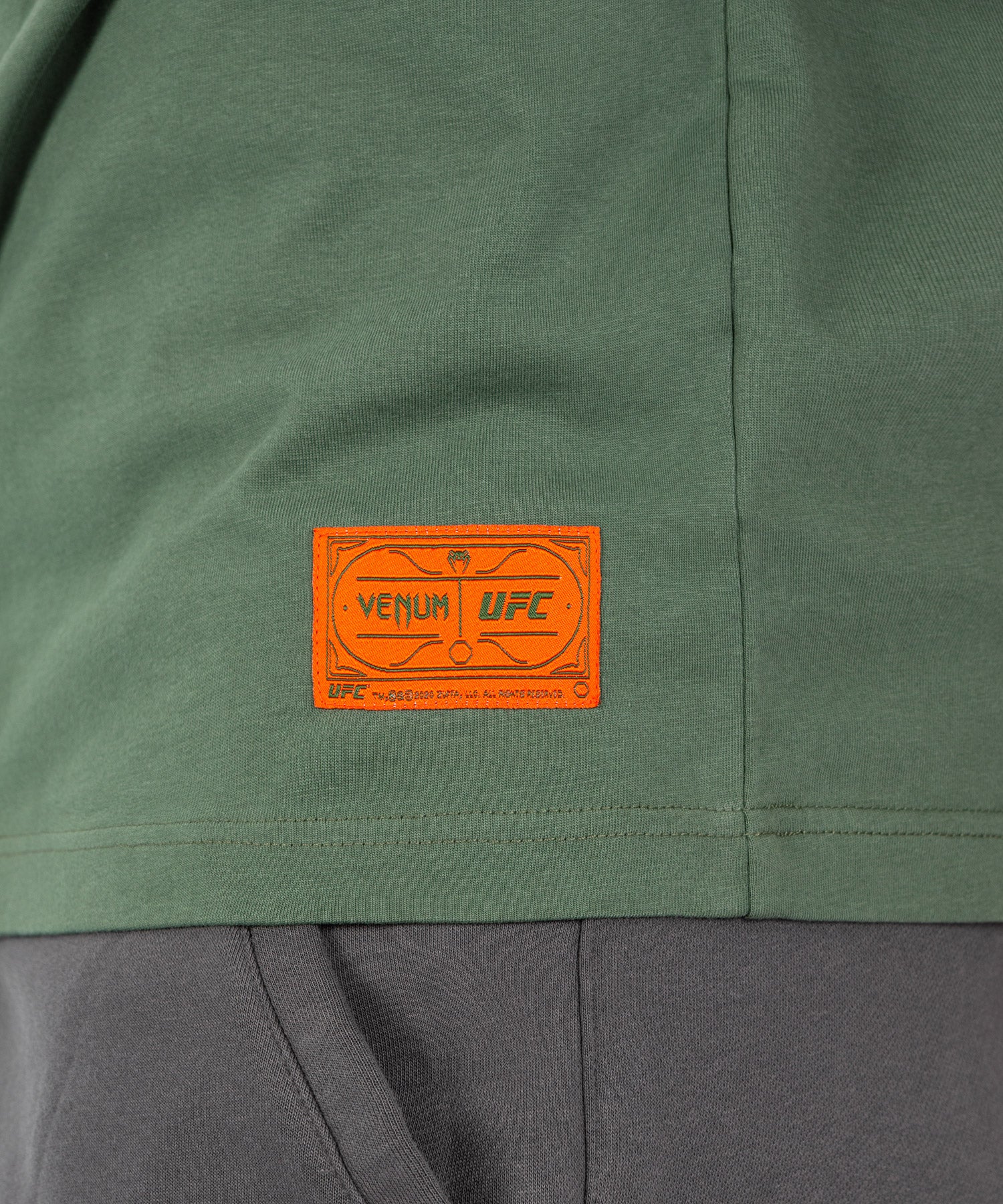 UFC Venum Ulti-Man T-Shirt Khaki Orange photo