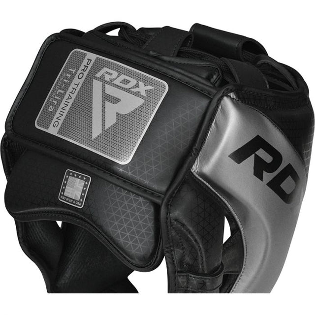 Шолом RDX L1 Mark Pro Cheek Boxing Training Head Guard Silver ціна