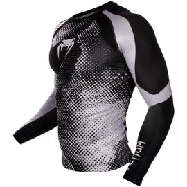 Компрессионная футболка Venum Technical Compression T-shirt Long Sleeves Black Grey, Фото № 2