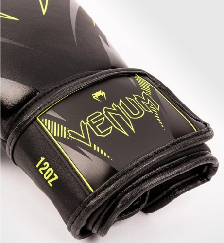 Боксерські рукавиці Venum Impact Black Neo Yellow ціна