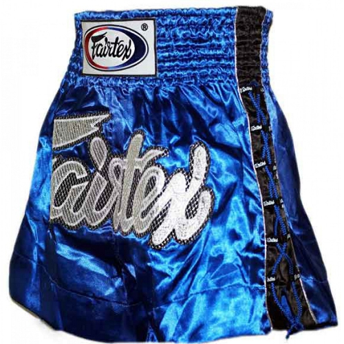 Шорти для тайського боксу Fairtex Blue Lace Muay Thai Shorts ціна