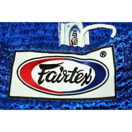 Шорти для тайського боксу Fairtex Blue Lace Muay Thai Shorts фото