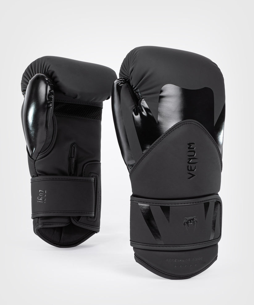 Боксерські рукавиці Venum Challenger 4.0 Boxing Gloves Black Black ціна