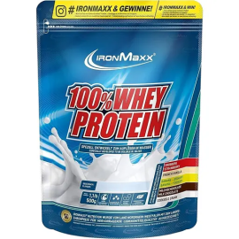 Протеїн IronMaxx 100% Whey Protein - 500g - Raspberry 