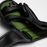 Гибридные перчатки для MMA Hayabusa T3 7oz Hybrid Gloves - Black Green, Фото № 3