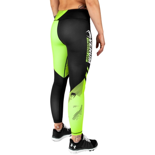 Womens Venum Training Camp 2.0 Leggings Black Neo Yellow photo