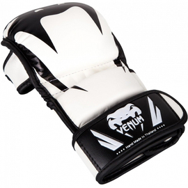 Перчатки Venum Impact Sparring MMA Gloves White Black, Фото № 2