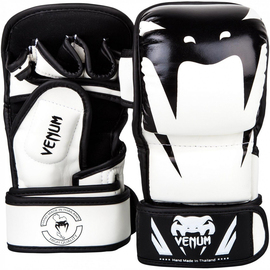 Перчатки Venum Impact Sparring MMA Gloves White Black