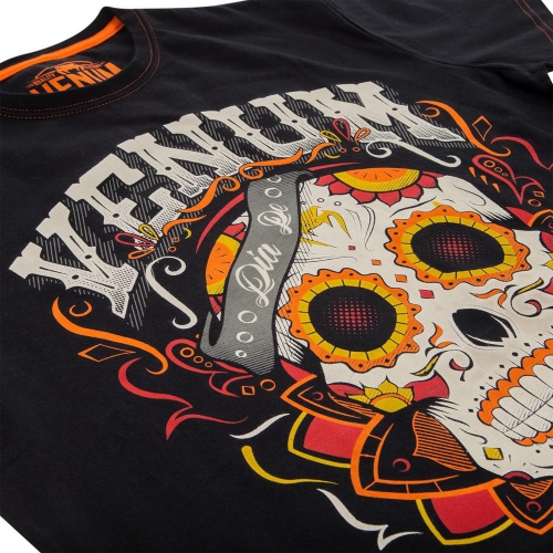 Футболка Venum Santa Muerte 2.0 T-shirt Black розмір