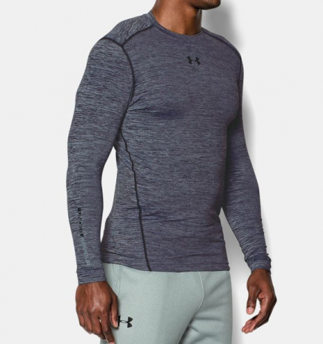 Under Armour ColdGear Armor Twist Crew Long Sleeve Black Compression T-shirt price