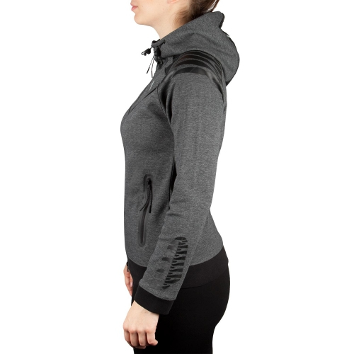 Жіноча худі Venum Laser Hoody Dark Heather Grey оригінал