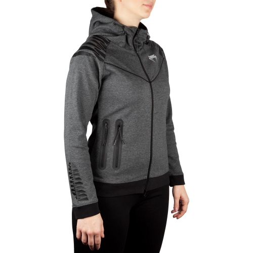 Жіноча худі Venum Laser Hoody Dark Heather Grey фото