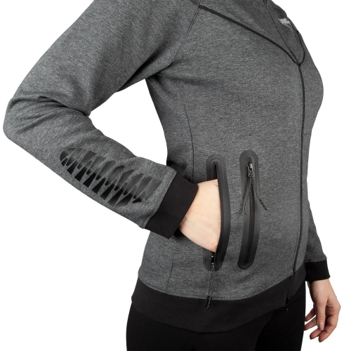 Жіноча худі Venum Laser Hoody Dark Heather Grey розмір