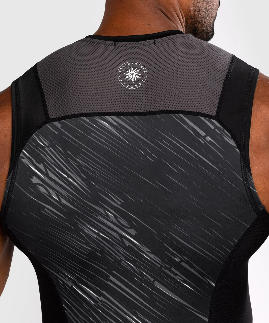 Рашгард Venum Rapid Sleeveless Rashguard - Black/Storm Grey оригинал