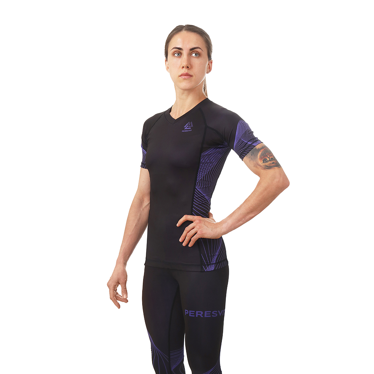Женский рашгард с коротким рукавом Peresvit Bloom фото