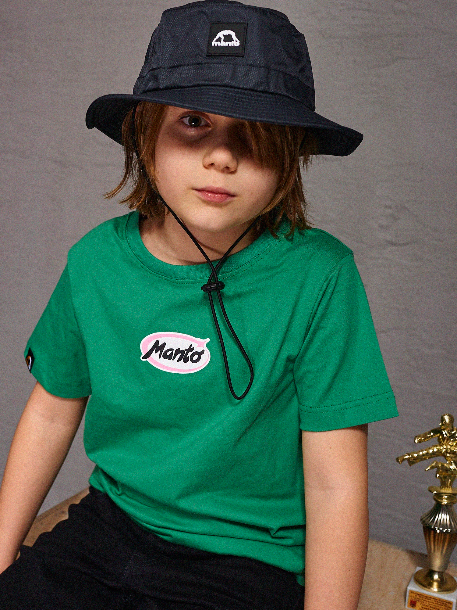 Детская футболка MANTO Kids T-shirt Dogs Green