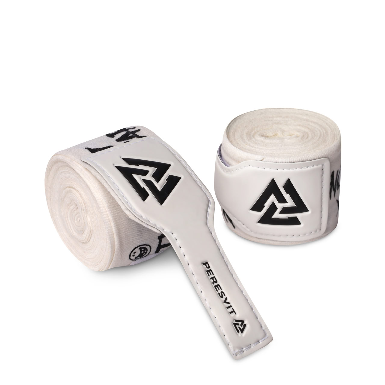 Боксерські бинти Peresvit No Fight No Party Printed Handwraps White