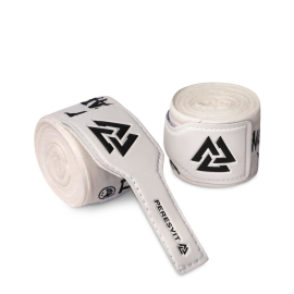 Боксерські бинти Peresvit No Fight No Party Printed Handwraps White