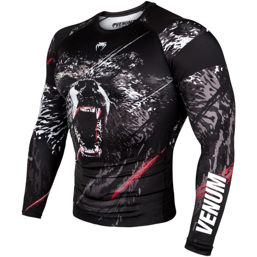 Venum Grizzli Rashguard Long Sleeves Black price