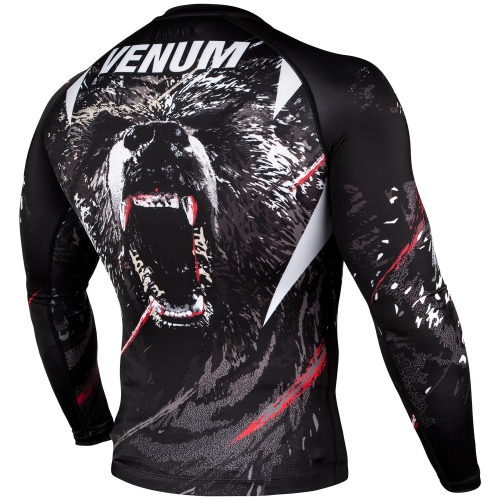 Venum Grizzli Rashguard Long Sleeves Black photo