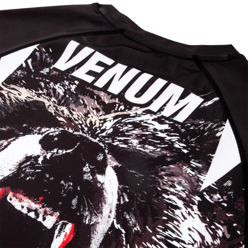 Venum Grizzli Rashguard Long Sleeves Black size