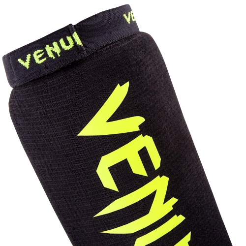 Защита голени и голеностопа Venum Kontact Shinguards - Cotton Neo Yellow оригінал