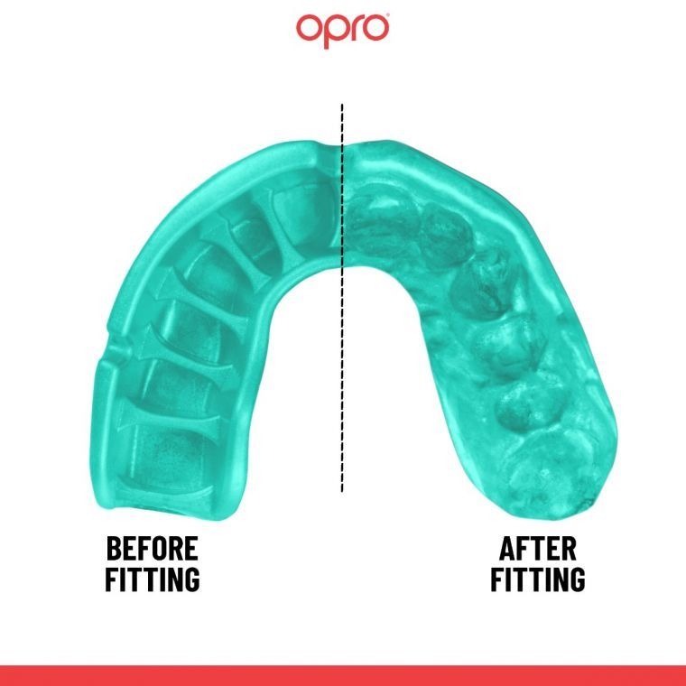 OPRO Self Fit GEN5 Platinum Fangz White Black Mint Mouthguard buy