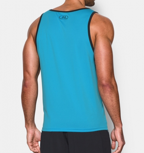 Майка Under Armour Mens Tech Graphic Tank Meridian Blue ціна