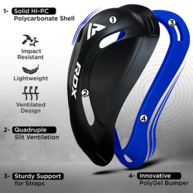 Groin protection RDX Cx Polygel Groin Cup Blue Black buy