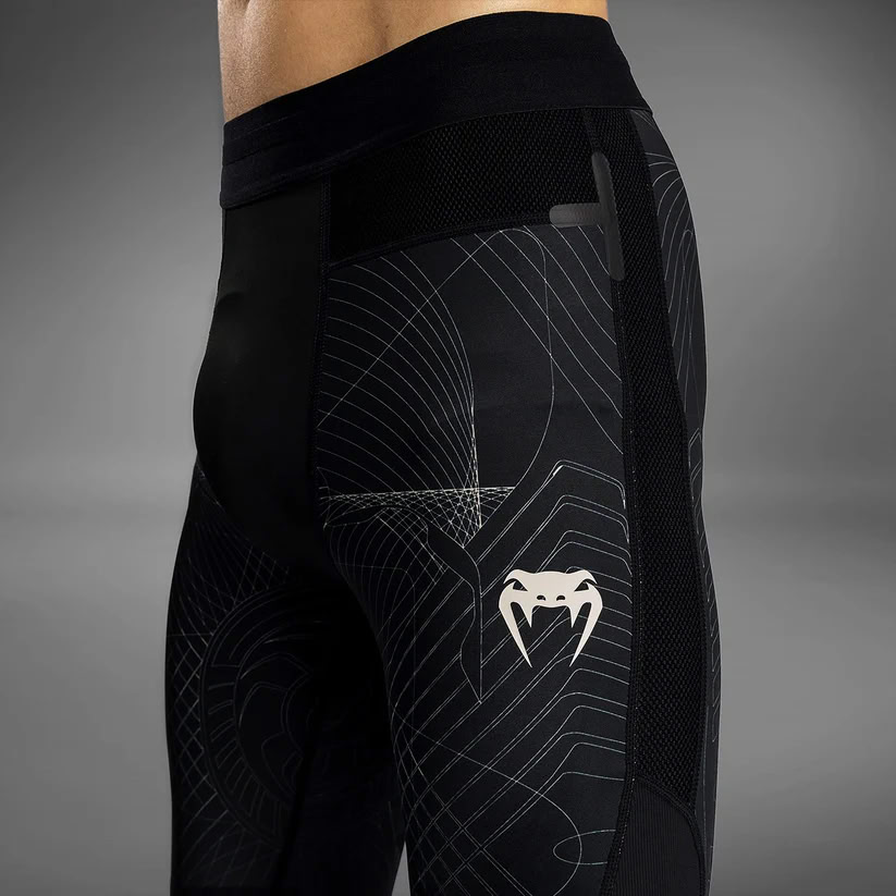 Легінси Venum G-Fit Air Mens Spats Deep Black Desert Sand оригінал