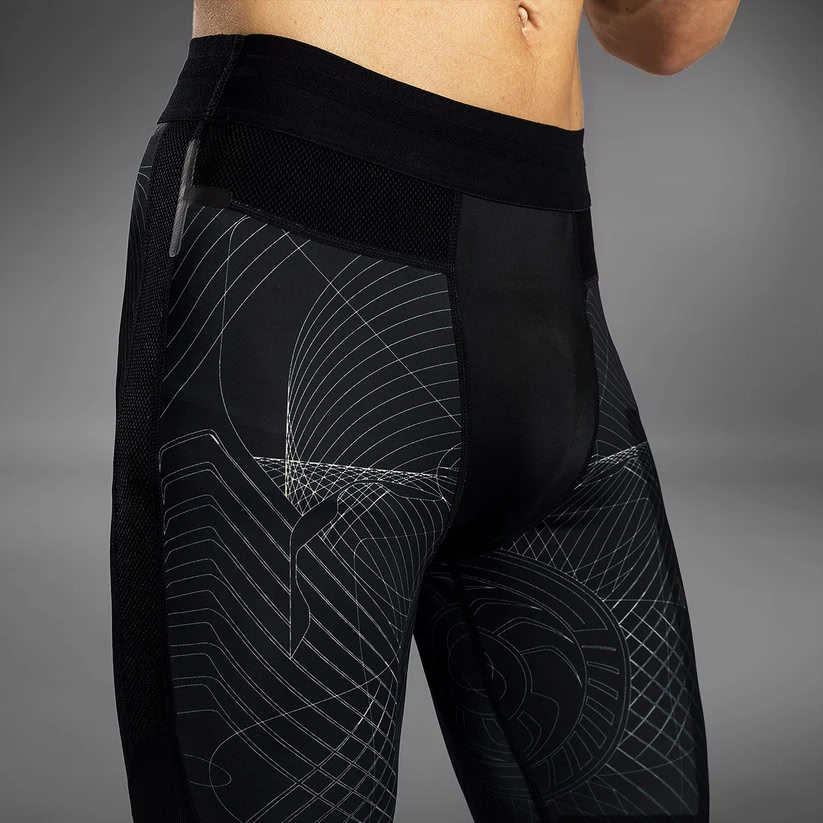 Легінси Venum G-Fit Air Mens Spats Deep Black Desert Sand розмір