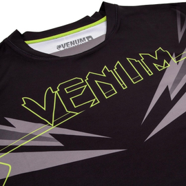 Футболка Venum Sharp 3.0 Dry Tech T-shirt Black Yellow, Фото № 6