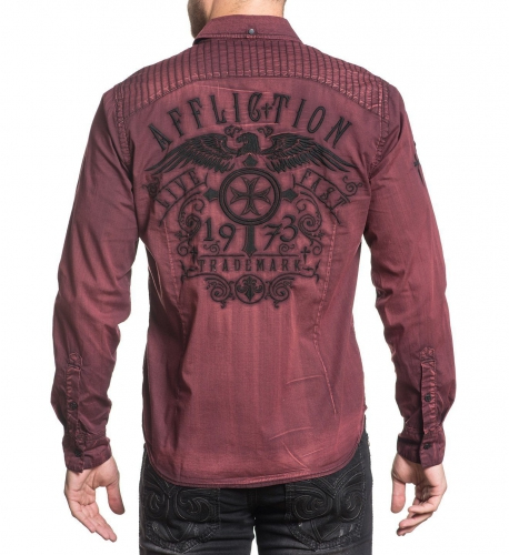 Сорочка Affliction Black Premium Darken Soul купити
