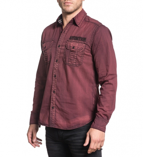 Сорочка Affliction Black Premium Darken Soul ціна