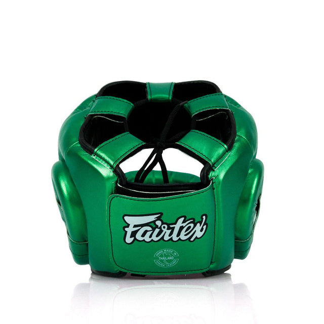 Боксерський шолом Fairtex HG17 Pro Sparring Headguard Green ціна