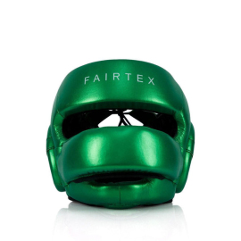 Боксерський шолом Fairtex HG17 Pro Sparring Headguard Green