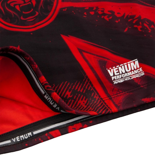 Venum Gladiator 3.0 Rashguard Black Red Long Sleeves size