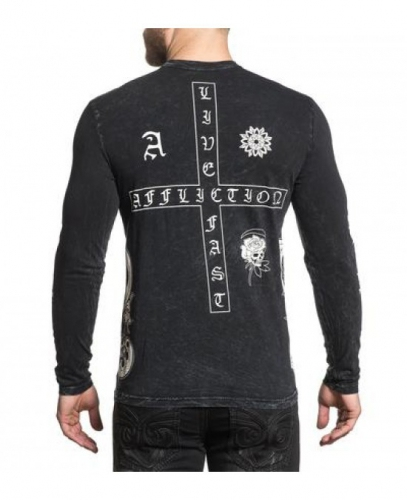 Лонгслив Affliction Crimson Raider Long Sleeve купити