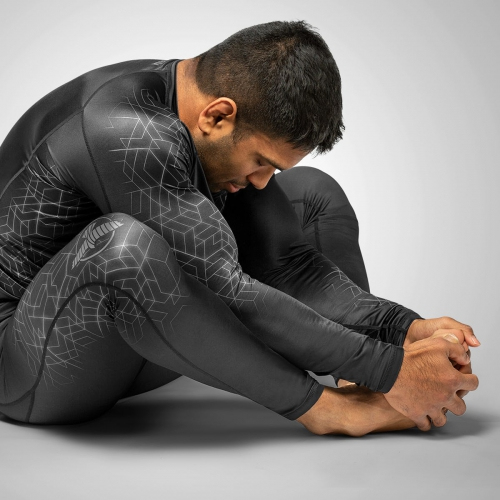 Compression pants Hayabusa Geo Jiu Jitsu Spats Grey photo