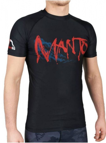 Рашгард Manto Wild Short Sleeve Black купити